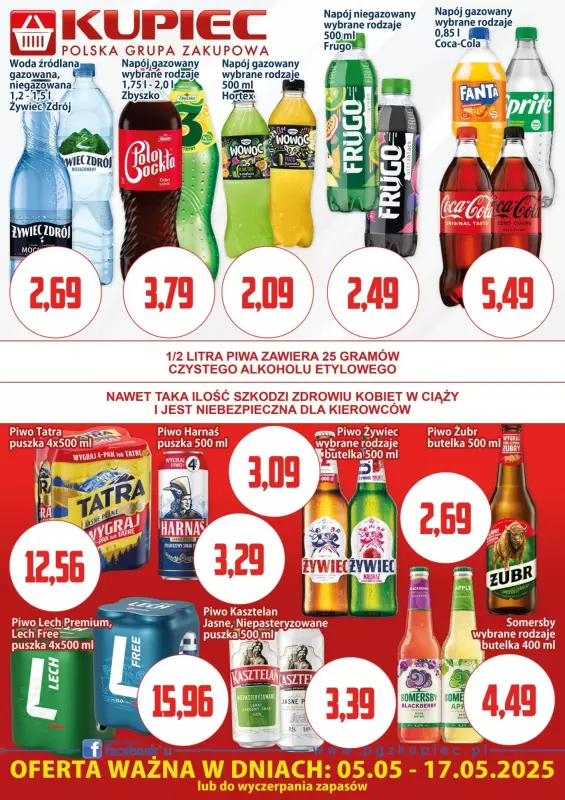 Kupiec - gazetka promocyjna Oferta plakatowa od poniedziałku 05.05 do soboty 17.05 - strona 4
