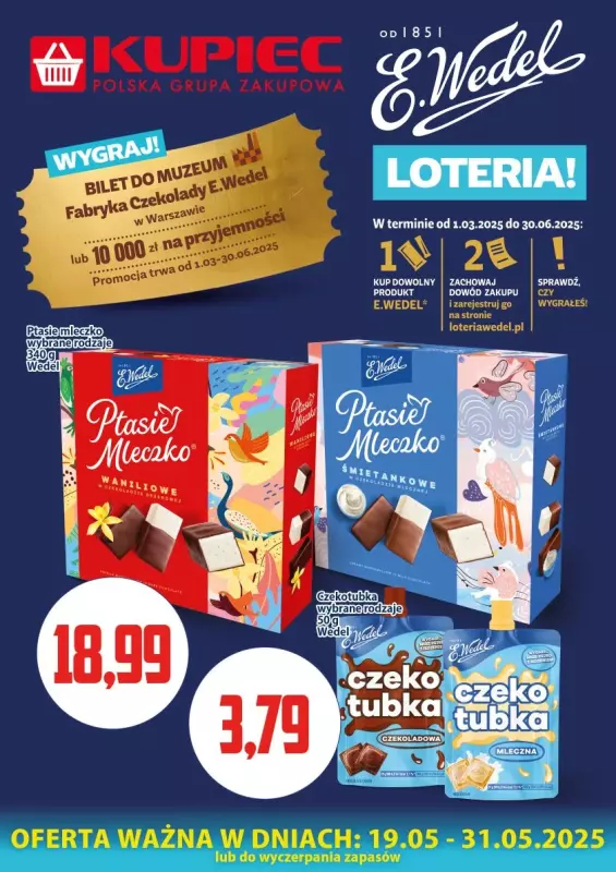 Kupiec - gazetka promocyjna Oferta plakatowa od poniedziałku 19.05 do soboty 31.05 - strona 4