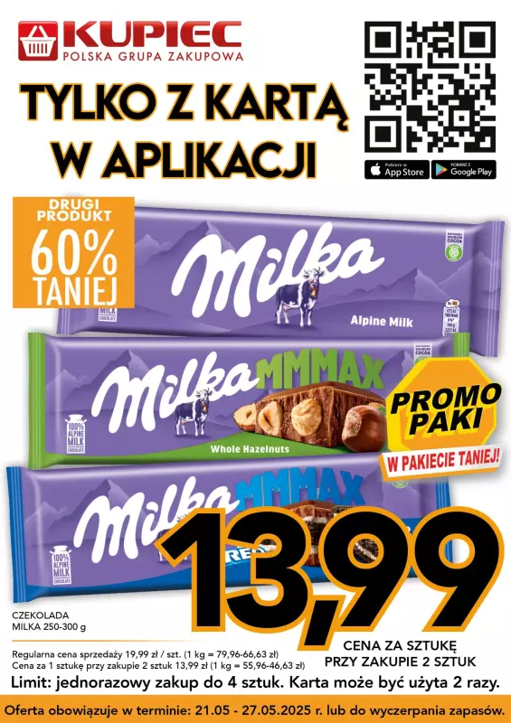 Kupiec - gazetka promocyjna Promopaki od środy 21.05 do wtorku 27.05 - strona 7