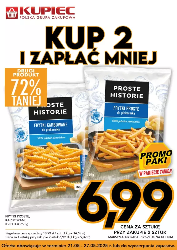 Kupiec - gazetka promocyjna Promopaki od środy 21.05 do wtorku 27.05 - strona 4
