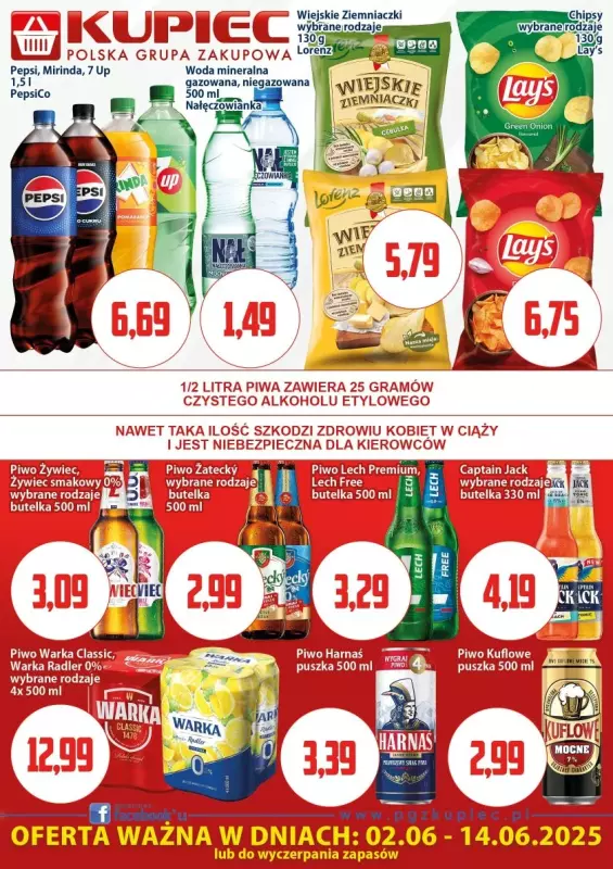 Kupiec - gazetka promocyjna Oferta plakatowa od poniedziałku 02.06 do soboty 14.06 - strona 4