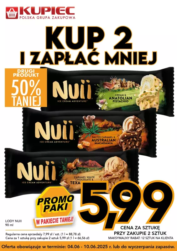 Kupiec - gazetka promocyjna Promopaki od środy 04.06 do wtorku 10.06 - strona 8