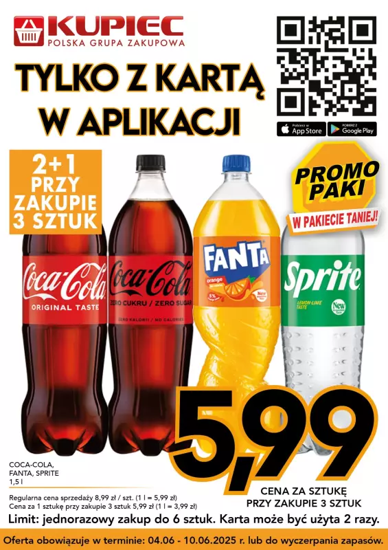 Kupiec - gazetka promocyjna Promopaki od środy 04.06 do wtorku 10.06 - strona 2