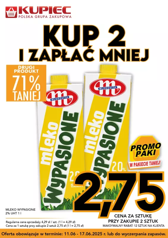 Kupiec - gazetka promocyjna Promopaki od środy 11.06 do wtorku 17.06 - strona 5