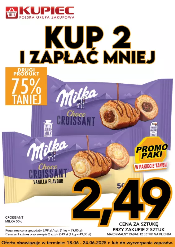Kupiec - gazetka promocyjna Promopaki od środy 18.06 do wtorku 24.06 - strona 4
