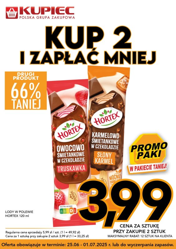Kupiec - gazetka promocyjna Promopaki od środy 25.06 do wtorku 01.07 - strona 6