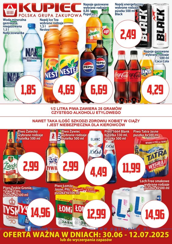 Kupiec - gazetka promocyjna Oferta plakatowa od poniedziałku 30.06 do soboty 12.07 - strona 2