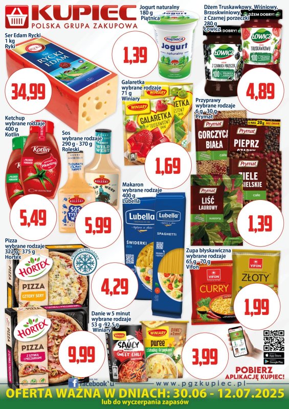 Kupiec - gazetka promocyjna Oferta plakatowa od poniedziałku 30.06 do soboty 12.07 - strona 4