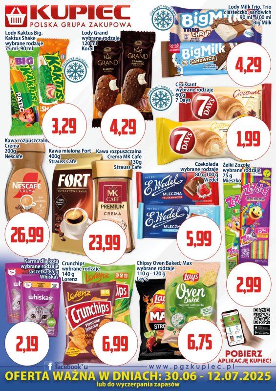 Kupiec - gazetka promocyjna Oferta plakatowa od poniedziałku 30.06 do soboty 12.07 - strona 3