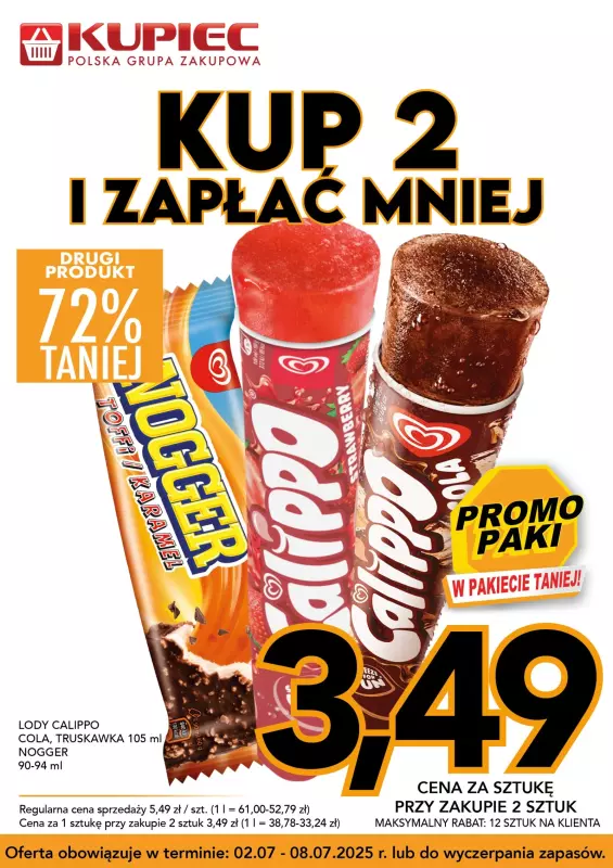 Kupiec - gazetka promocyjna Promopaki  