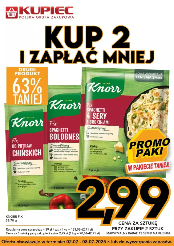 Kupiec - gazetka promocyjna Promopaki   - strona 3