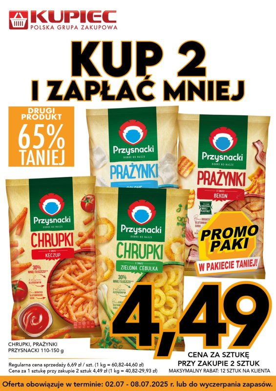 Kupiec - gazetka promocyjna Promopaki od środy 02.07 do wtorku 08.07 - strona 5