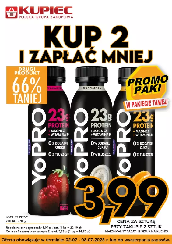 Kupiec - gazetka promocyjna Promopaki od środy 02.07 do wtorku 08.07 - strona 6