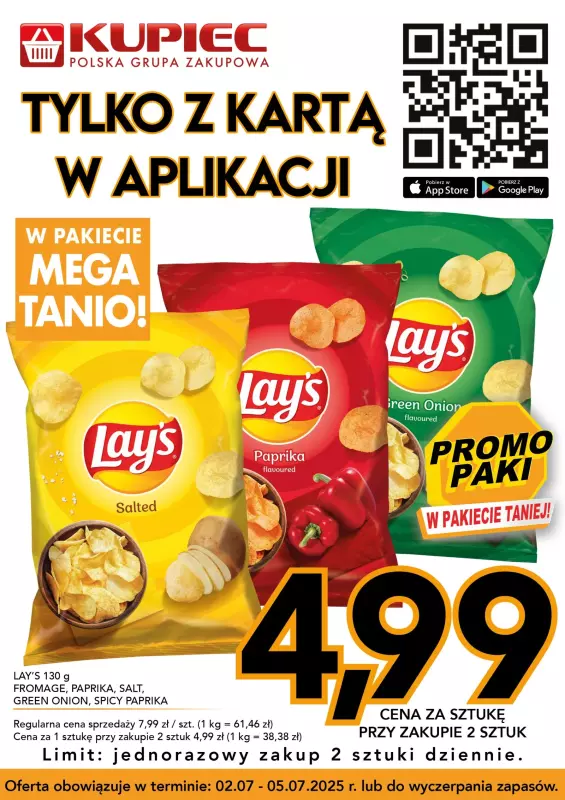 Kupiec - gazetka promocyjna Promopaki od środy 02.07 do wtorku 08.07 - strona 7