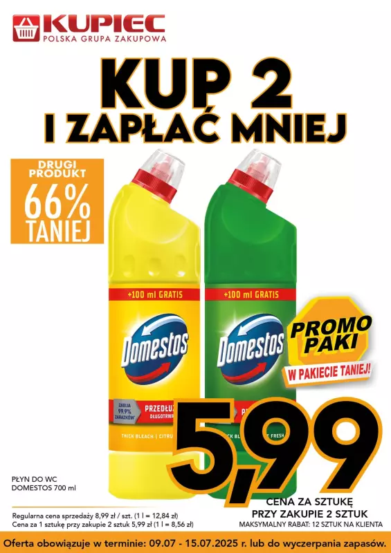 Kupiec - gazetka promocyjna Promopaki od środy 09.07 do wtorku 15.07 - strona 7
