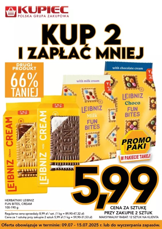 Kupiec - gazetka promocyjna Promopaki od środy 09.07 do wtorku 15.07 - strona 8