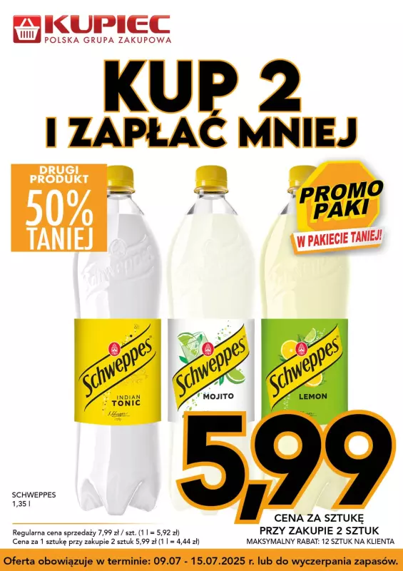 Kupiec - gazetka promocyjna Promopaki od środy 09.07 do wtorku 15.07 - strona 11