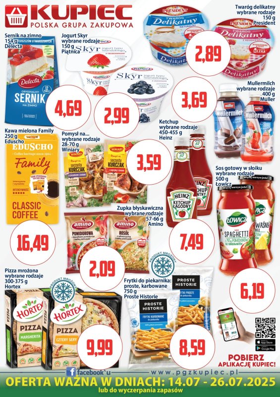 Kupiec - gazetka promocyjna Oferta plakatowa od poniedziałku 14.07 do soboty 26.07 - strona 4