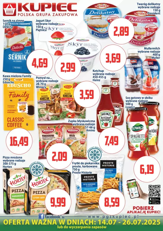 Kupiec - gazetka promocyjna Oferta plakatowa od poniedziałku 14.07 do soboty 26.07 - strona 4