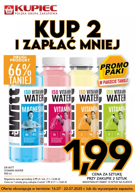 Kupiec - gazetka promocyjna Promopaki od środy 16.07 do wtorku 22.07 - strona 4