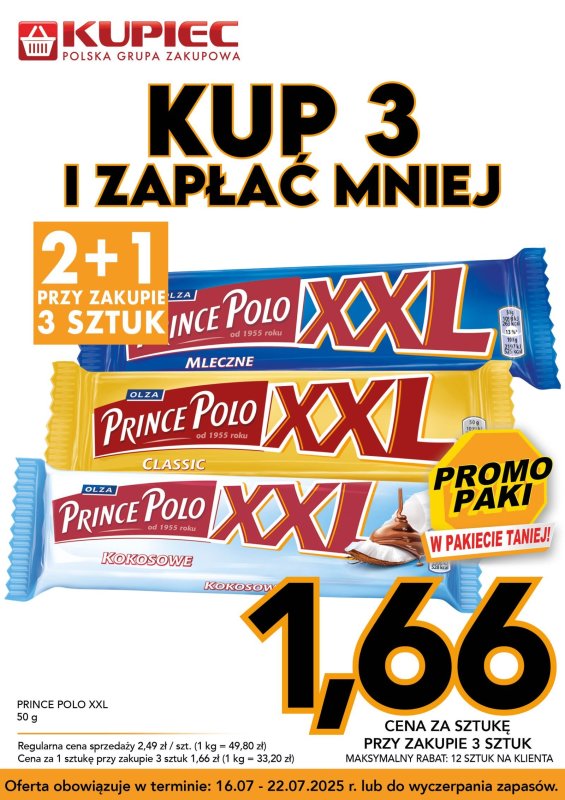 Kupiec - gazetka promocyjna Promopaki od środy 16.07 do wtorku 22.07 - strona 9