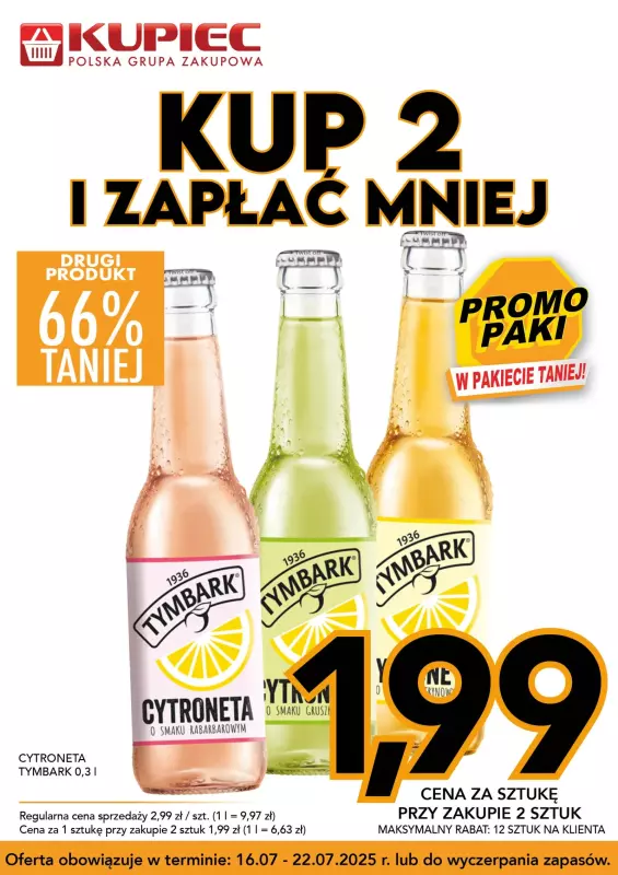 Kupiec - gazetka promocyjna Promopaki od środy 16.07 do wtorku 22.07 - strona 11