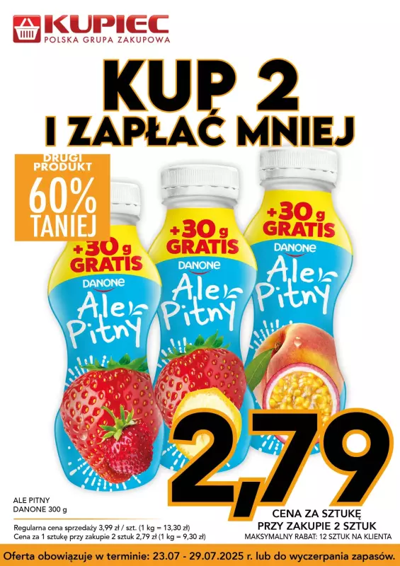 Kupiec - gazetka promocyjna Promopaki od środy 23.07 do wtorku 29.07 - strona 5