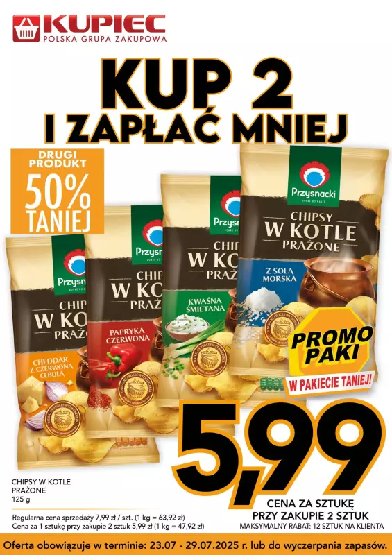 Kupiec - gazetka promocyjna Promopaki od środy 23.07 do wtorku 29.07 - strona 9