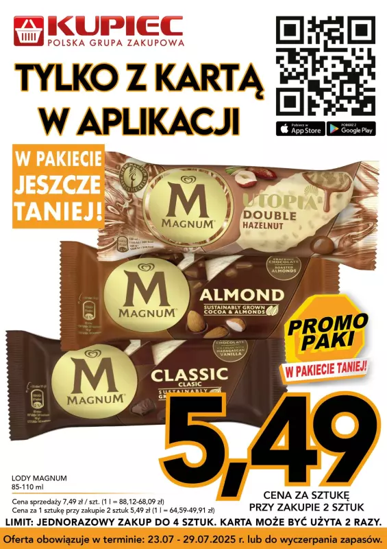 Kupiec - gazetka promocyjna Promopaki od środy 23.07 do wtorku 29.07 - strona 7