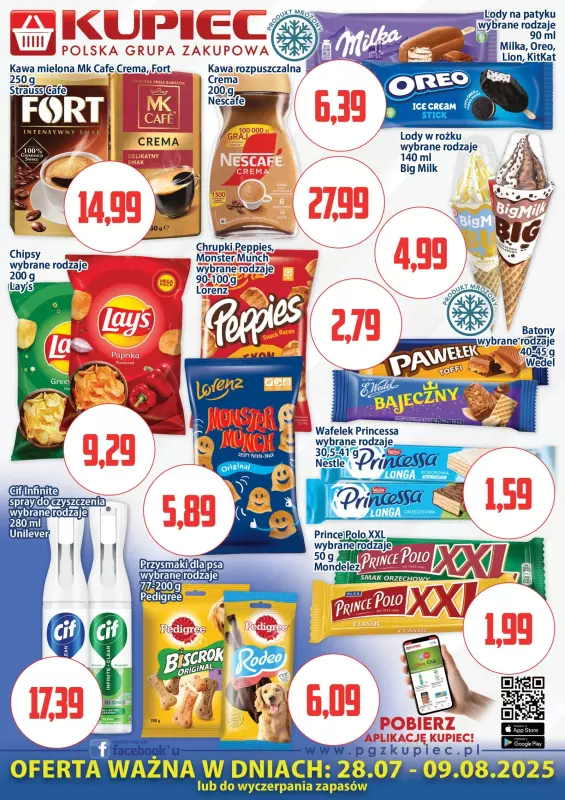 Kupiec - gazetka promocyjna Oferta plakatowa od poniedziałku 28.07 do soboty 09.08 - strona 2