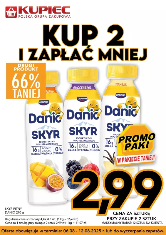 Kupiec - gazetka promocyjna Promopaki od środy 06.08 do wtorku 12.08 - strona 4