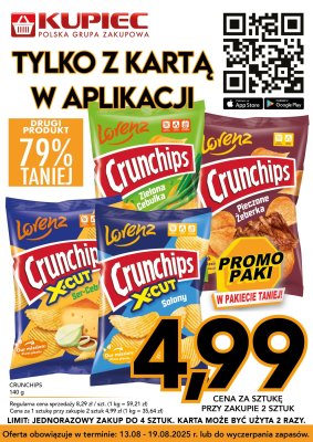 Kupiec - gazetka promocyjna Promopaki od środy 13.08 do wtorku 19.08