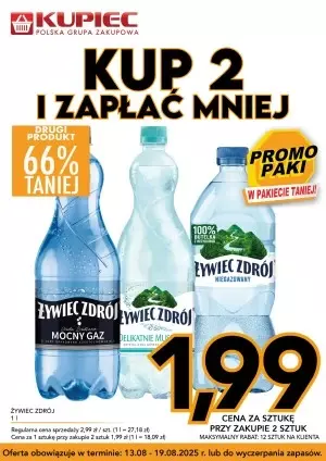 Kupiec - gazetka promocyjna Promopaki od środy 13.08 do wtorku 19.08 - strona 8