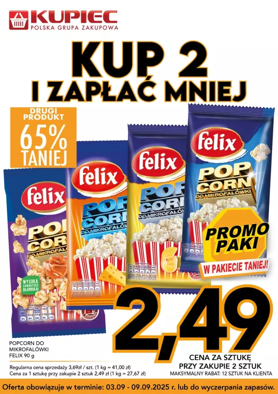 Kupiec - gazetka promocyjna Promopaki od środy 03.09 do wtorku 09.09 - strona 4