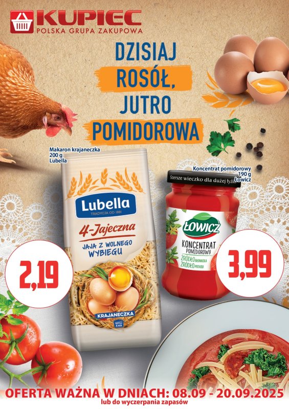 Kupiec - gazetka promocyjna Oferta plakatowa od poniedziałku 08.09 do soboty 20.09 - strona 4