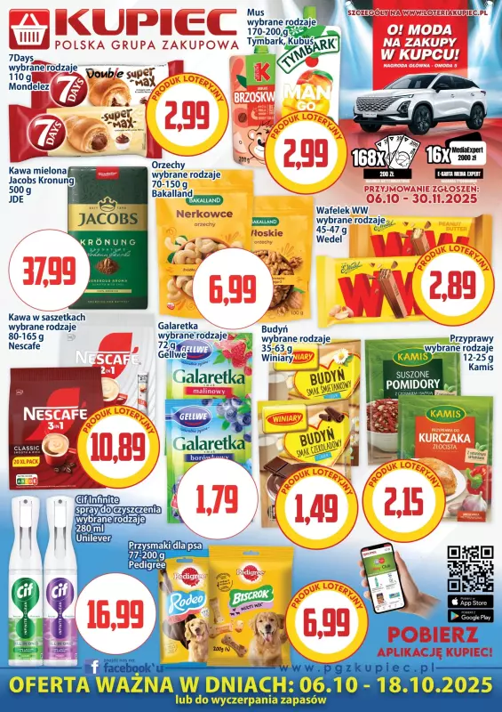 Kupiec - gazetka promocyjna Oferta plakatowa od poniedziałku 06.10 do soboty 18.10 - strona 2
