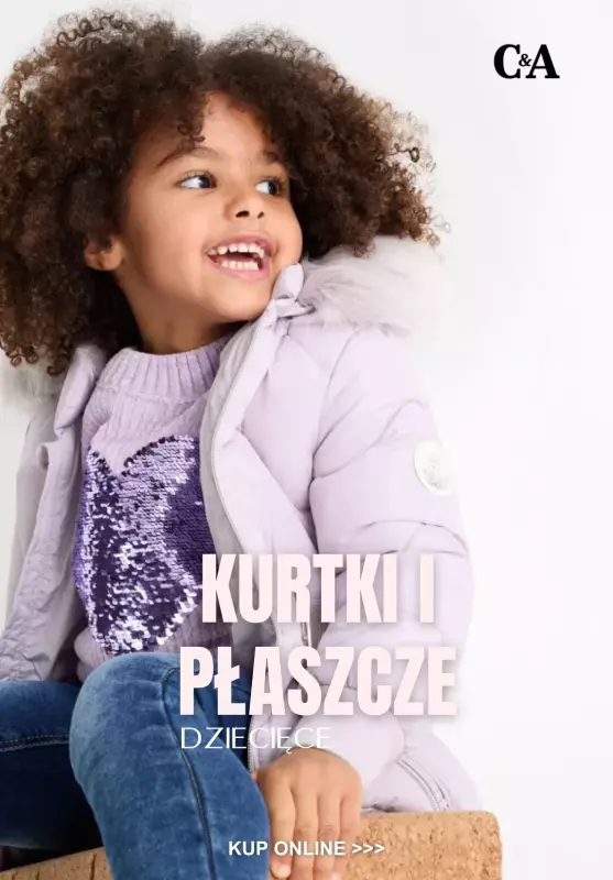 C&A - gazetka promocyjna Kurtki i płaszcze dziecięce w super cenach od czwartku 24.10 