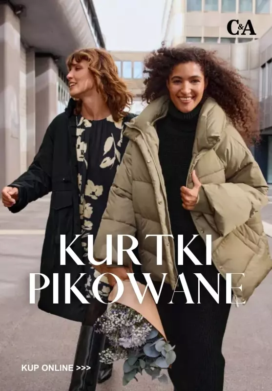 C&A - gazetka promocyjna Kurtki pikowane w super cenach od poniedziałku 04.11 