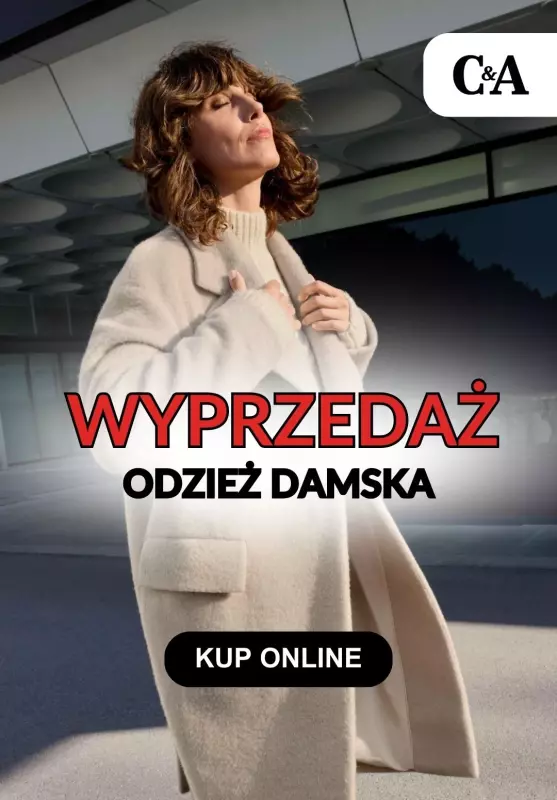 C&A - gazetka promocyjna Wyprzedaż odzieży damskiej od piątku 28.02 