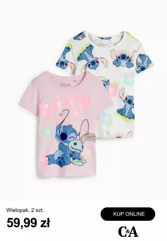 C&A - gazetka promocyjna Kolekcja Lilo i Stitch od poniedziałku 28.04  - strona 4