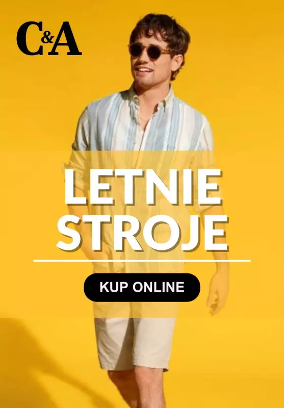 C&A - gazetka promocyjna Letnie stroje dla niego od czwartku 08.05 
