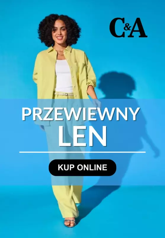 C&A - gazetka promocyjna Przewiewny len - odzież damska od piątku 09.05 