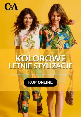 C&A - gazetka promocyjna Kolorowe letnie stylizacje od soboty 17.05 