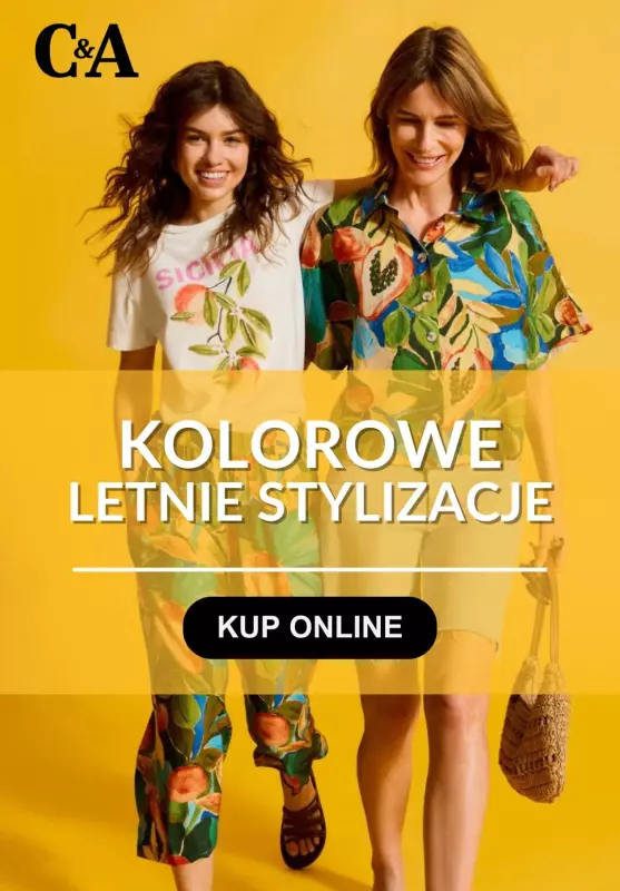 C&A - gazetka promocyjna Kolorowe letnie stylizacje  