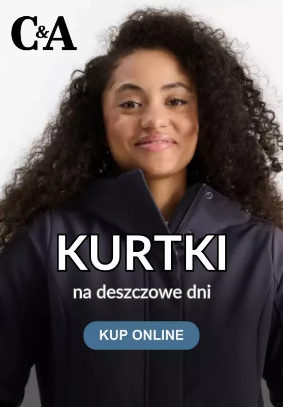 C&A - gazetka promocyjna Kurtki na deszczowe dni od poniedziałku 19.05 