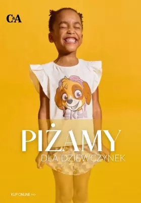C&A - gazetka promocyjna Piżamy dla dziewczynek od wtorku 27.05 