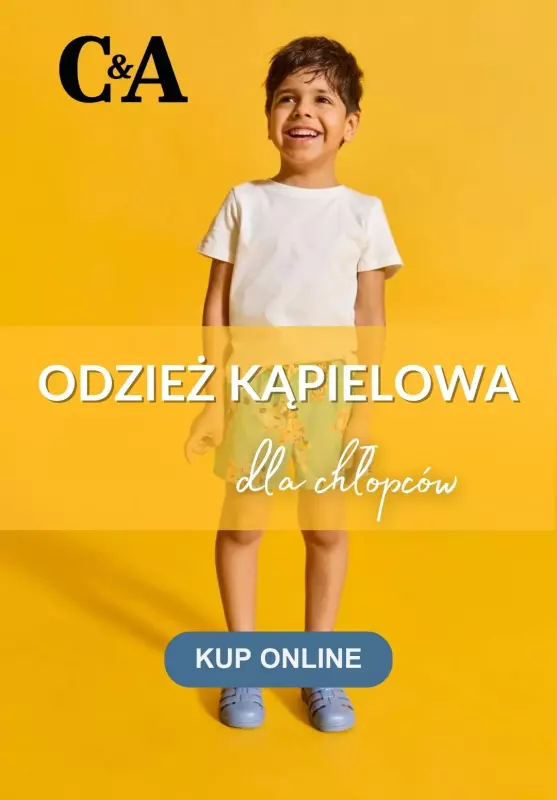 C&A - gazetka promocyjna Odzież kąpielowa dla chłopca od poniedziałku 30.06 