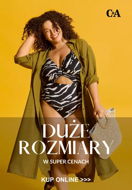 C&A - gazetka promocyjna Wyprzedaż dużych rozmiarów  