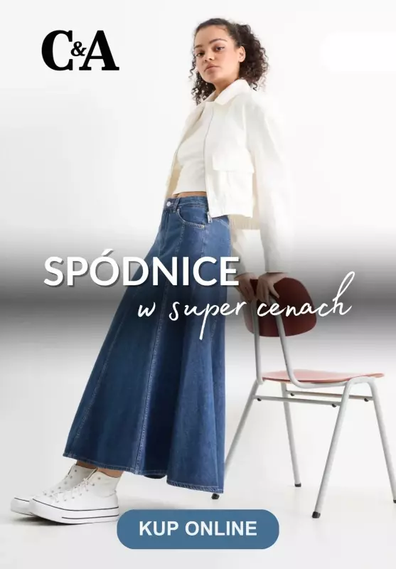 C&A - gazetka promocyjna Spódnice w supercenach  