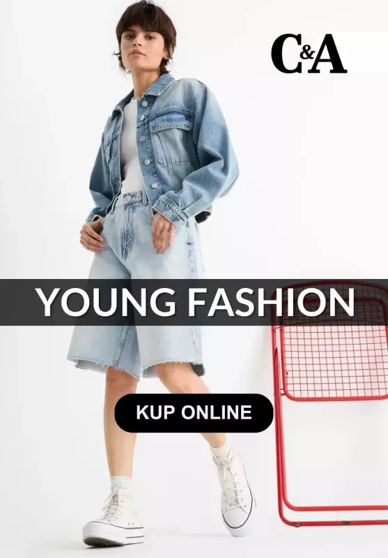 C&A - gazetka promocyjna Young Fashion od czwartku 17.07 